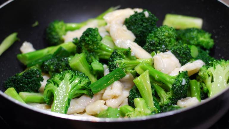 Gonadal Type Stir-Fried Fish Fillets