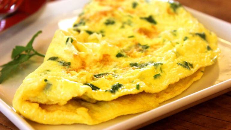 Pituitary Type Herb Omelette Recipe